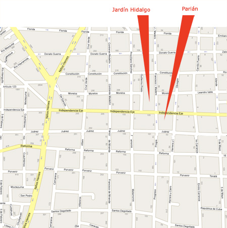 Map of Tlaquepaque Centro